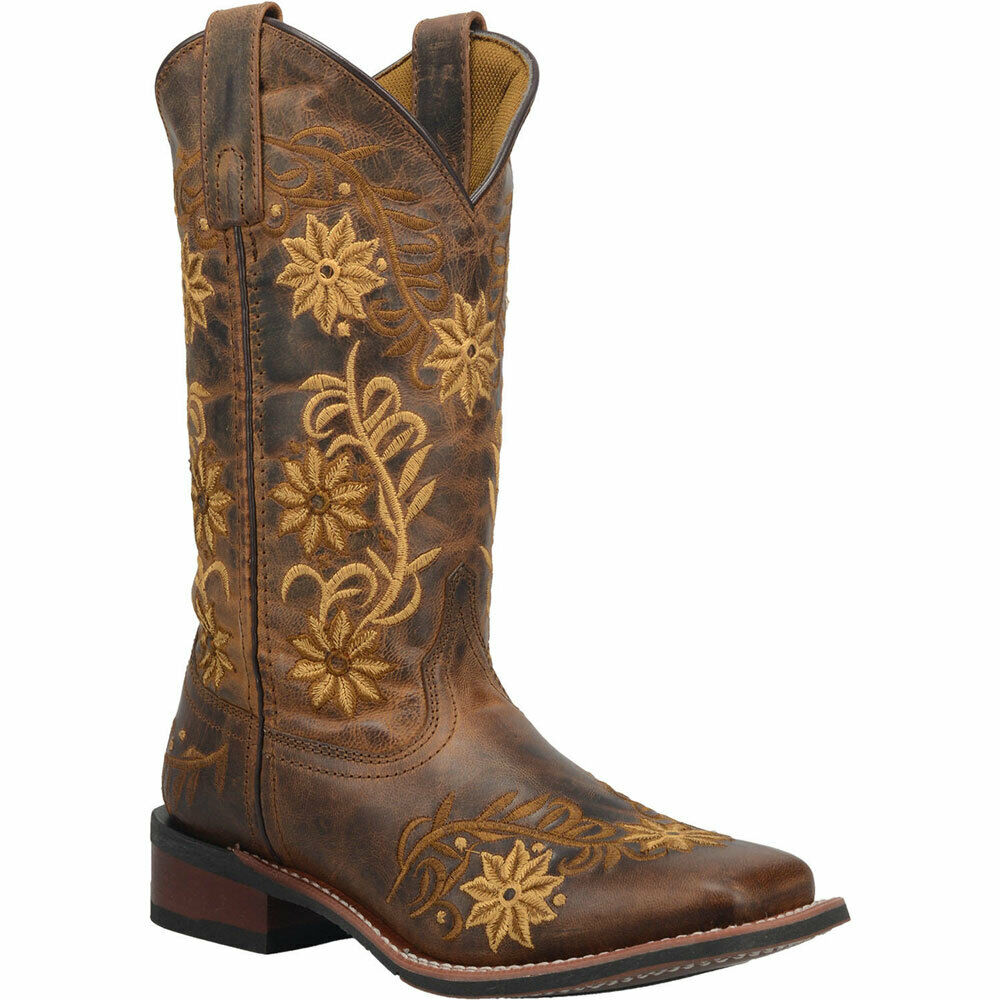 Women's Anita Distressed Leather Square Toe Cowgirl Boot 5602