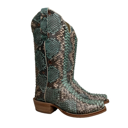 Ladies python outlet boots