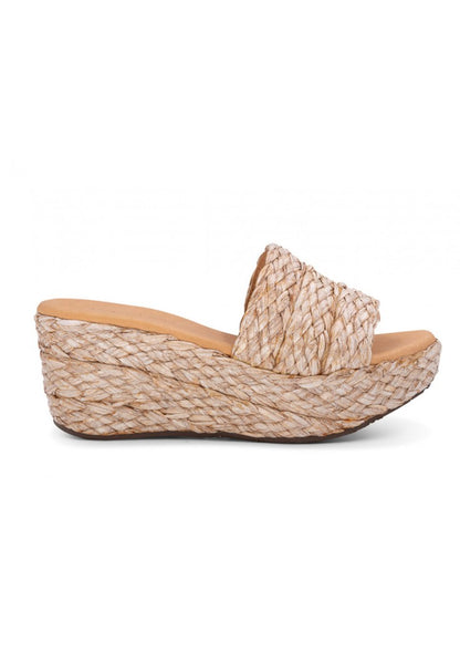 WOMEN'S CHOCOLAT BLU Yunis Natural Raffia Sandals