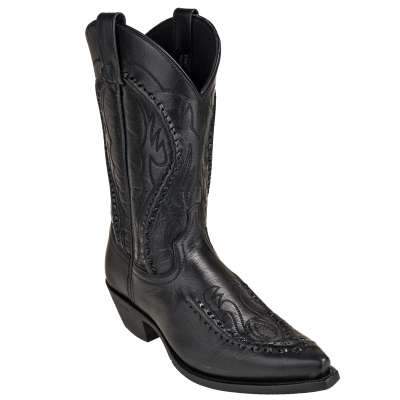 Laredo Boots: Men's 68430 12-Inch Black Leather Laramie Cowboy Boots ...