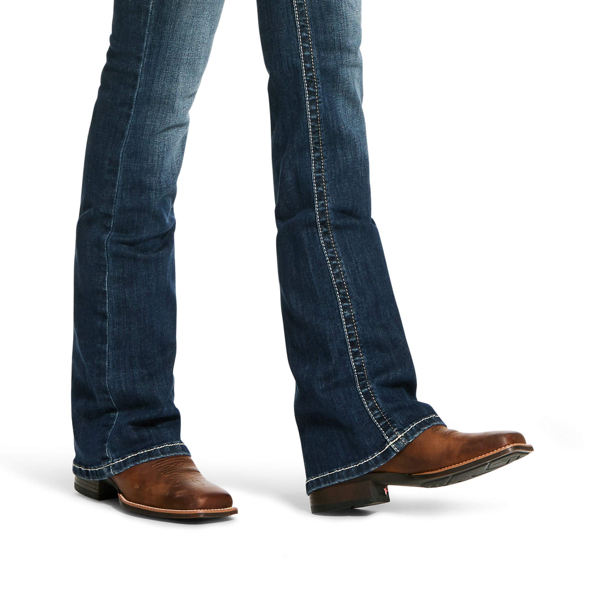 Ariat R.E.A.L. Mid Rise Stretch Entwined Festival Boot Cut Jean 100252 –  Country View Western Store