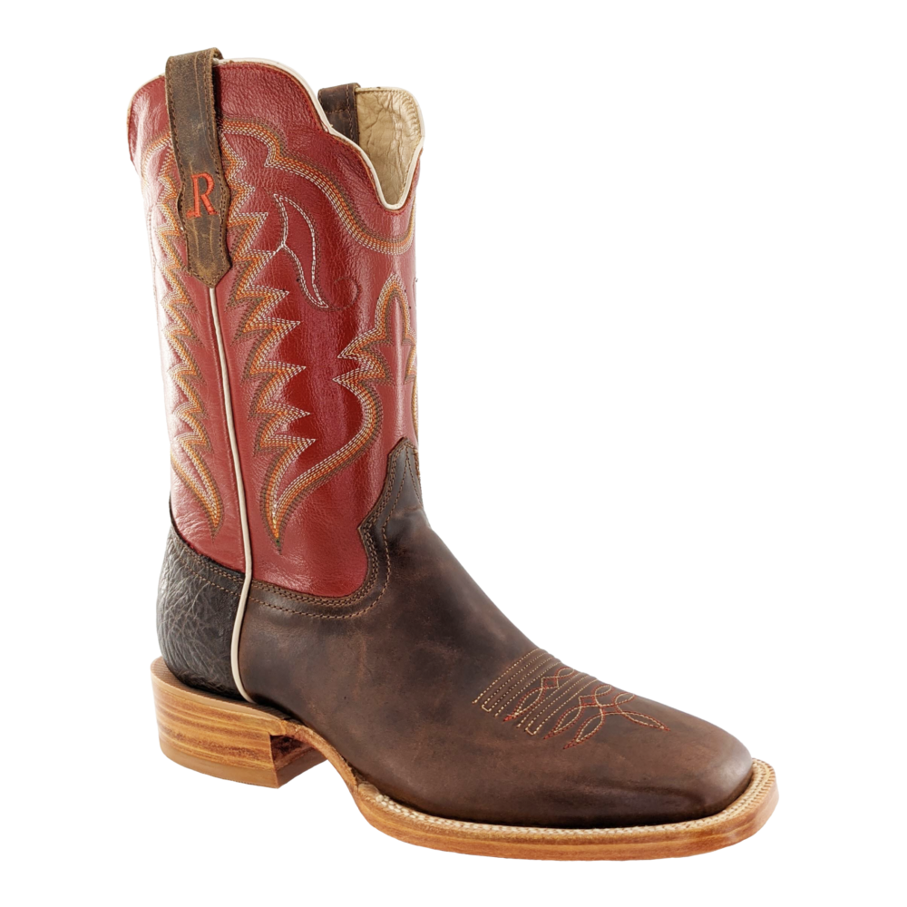 MEN'S R. WATSON RW8021-2 Arizona Tan Cowhide WESTERN BOOTS